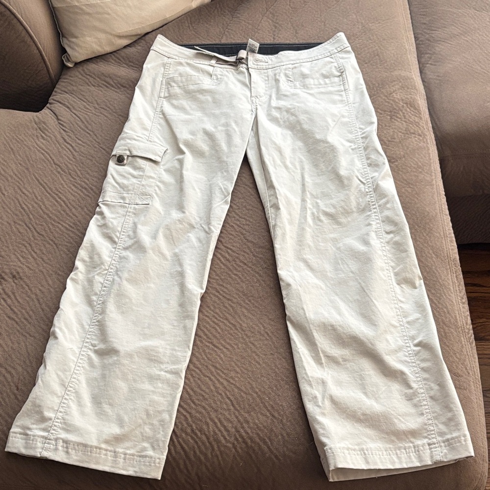 Prana Cream Wide Leg Pants